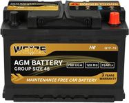 Weize Platinum AGM Battery BCI Group 48-12v 70ah H6